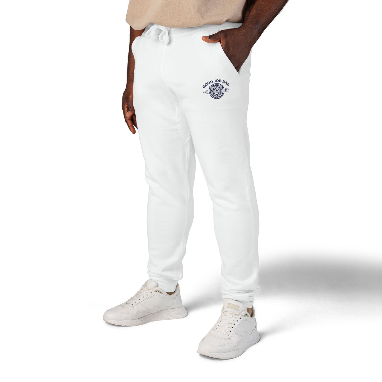 Dad Legacy Collection Embroidered — Cozy Casual Joggers/Blue