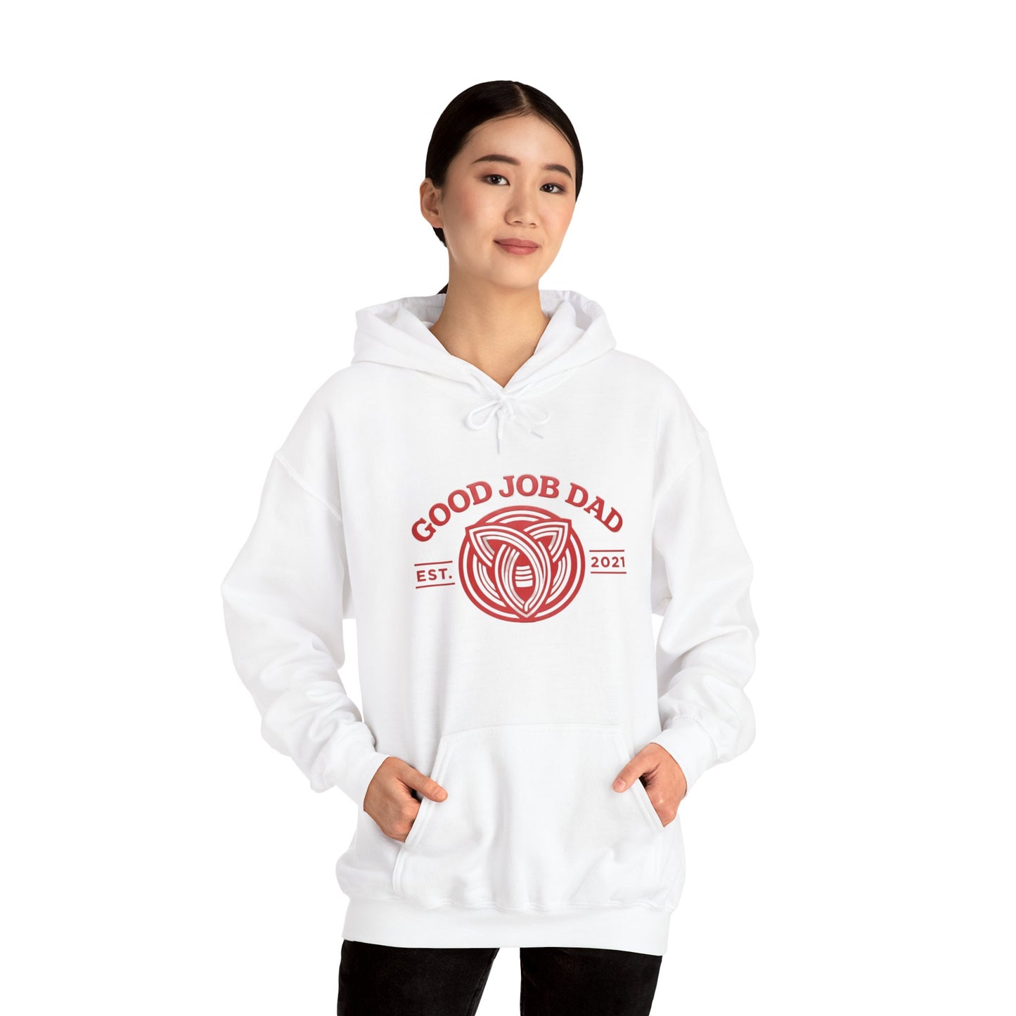 Good Job Dad Signature Hoodie — Retro Crest (Est. 2021)