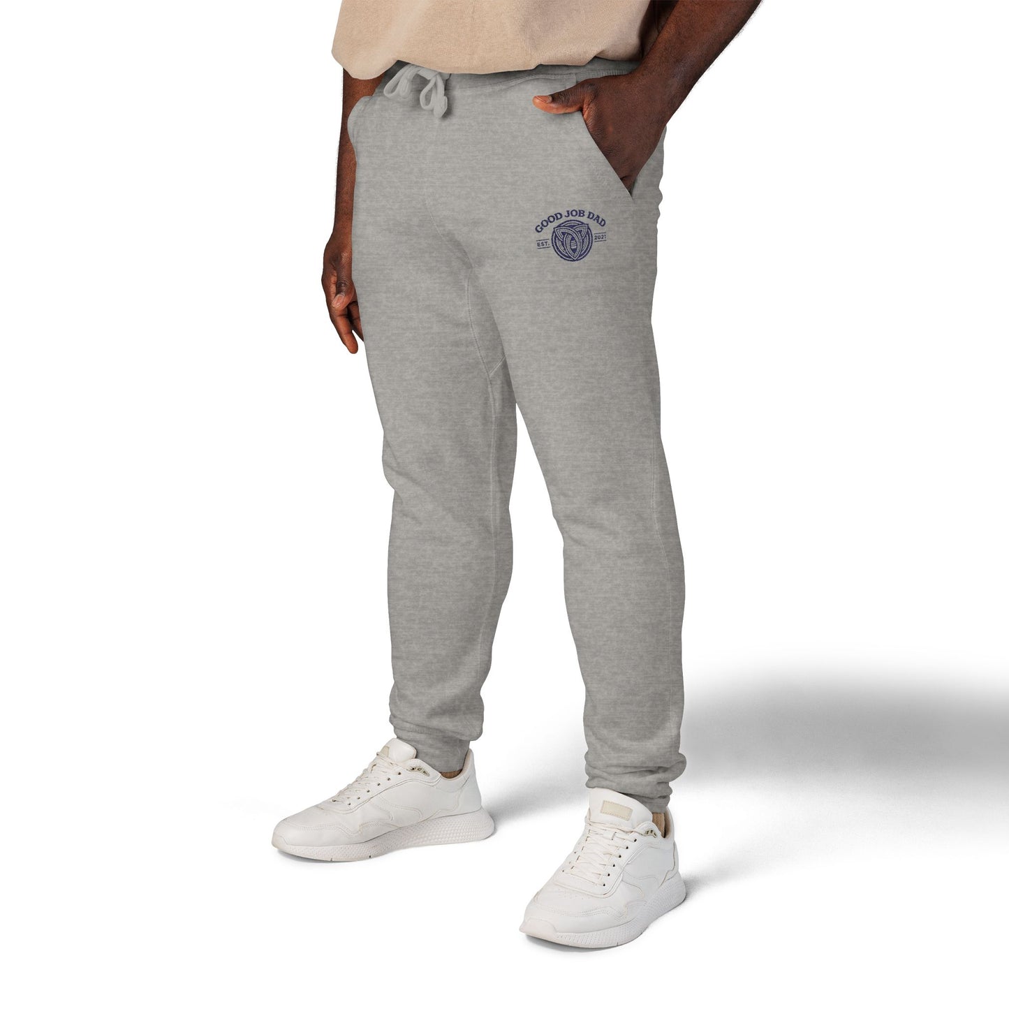 Dad Legacy Collection Embroidered  — Cozy Casual Joggers/Blue