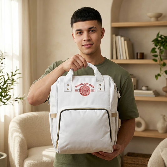 'Good Job Dad' Multifunctional Diaper Backpack