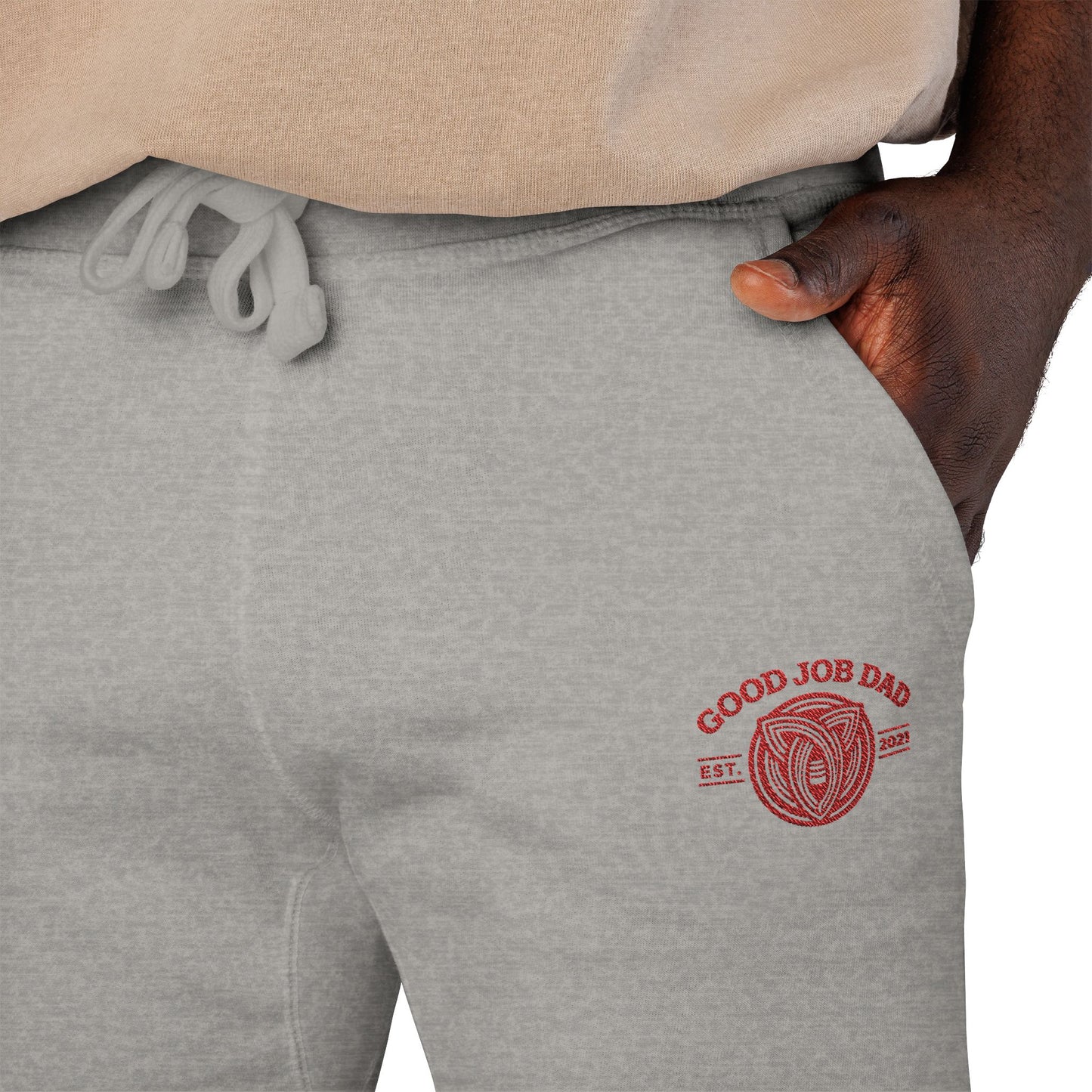 Dad Legacy Collection Embroidered  — Cozy Casual Joggers