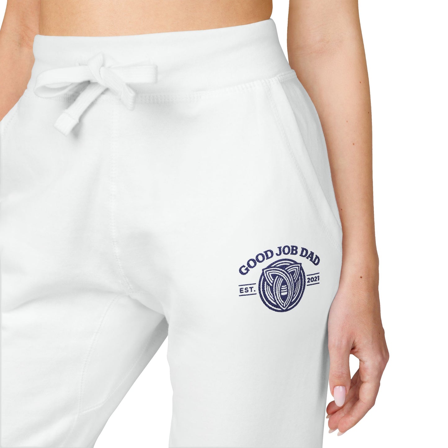 Dad Legacy Collection Embroidered  — Cozy Casual Joggers/Blue