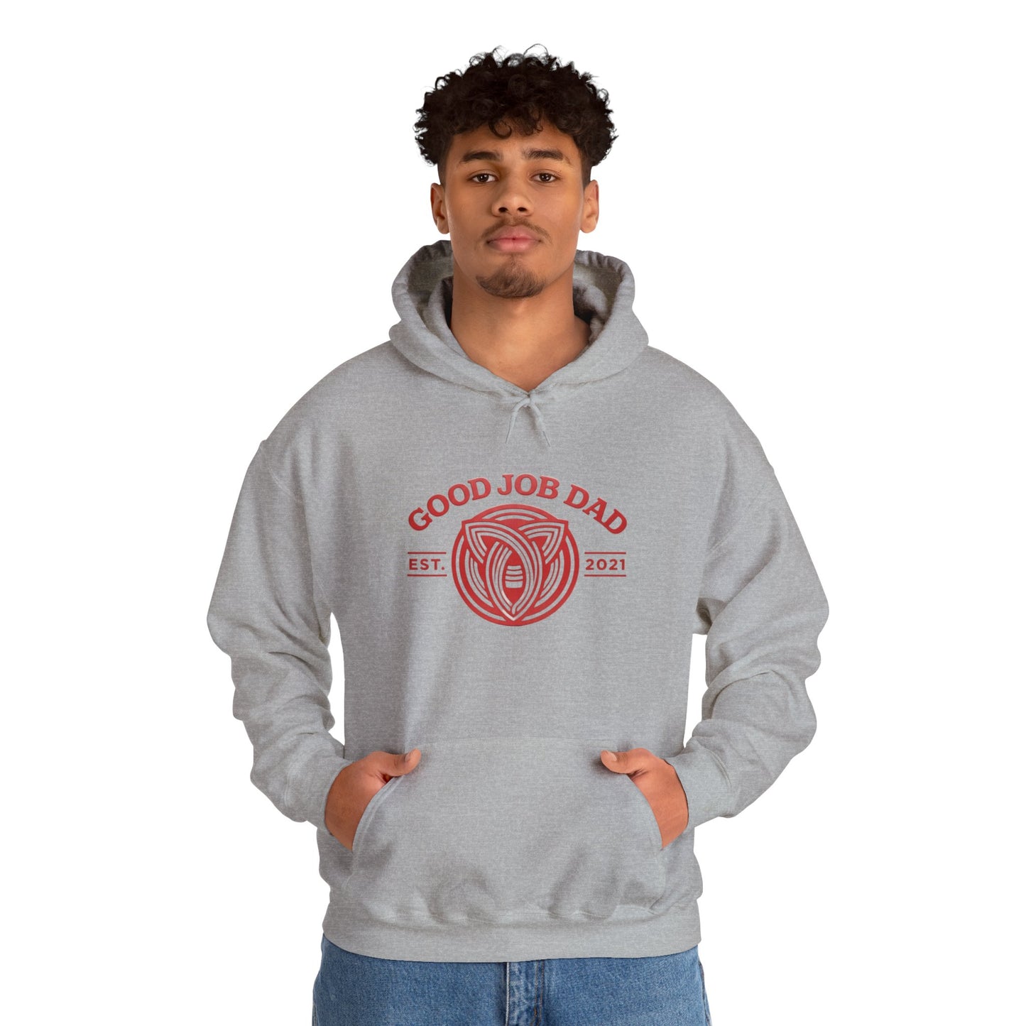 Good Job Dad Signature Hoodie — Retro Crest (Est. 2021)
